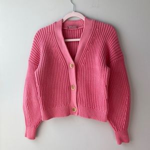 Hand dyed Everlane cardigan